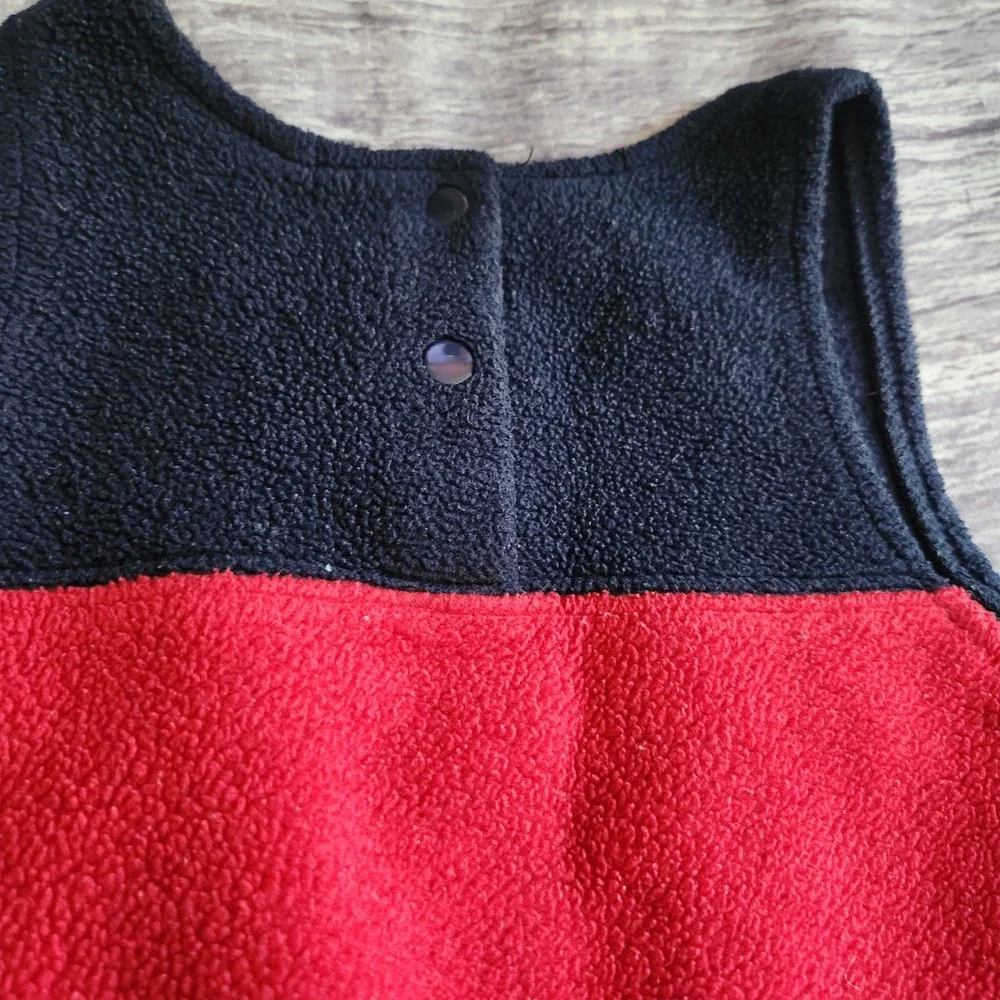 OshKosh B'gosh Red Fleece Dog Applique Overalls Jumper Baby 18 Months‎